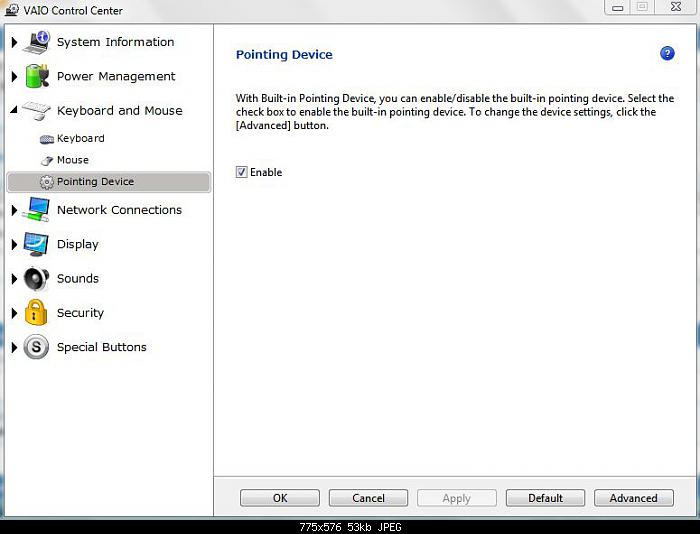 Touchpad no longer working on Sony